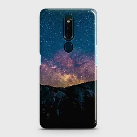 Oppo F11 Pro Cover - Matte Finish - Embrace Dark Galaxy  Trendy Printed Hard Case with Life Time Colors Guarantee