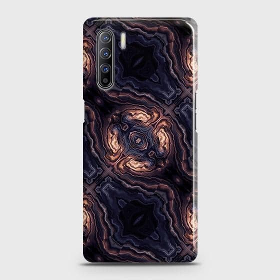 Oppo F15 Cover - Source of Creativity Trendy Printed Hard Case with Life Time Colors Guarantee