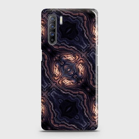 Oppo F15 Cover - Source of Creativity Trendy Printed Hard Case with Life Time Colors Guarantee
