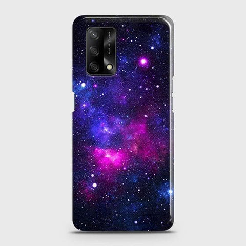 Oppo A95 4G Cover - Dark Galaxy Stars Modern Printed Hard Case with Life Time Colors Guarantee