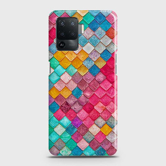 Oppo F19 Pro Cover - Chic Colorful Mermaid Printed Hard Case with Life Time Colors Guarantee b67