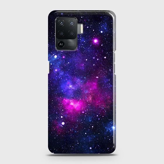 Oppo F19 Pro Cover - Dark Galaxy Stars Modern Printed Hard Case with Life Time Colors Guarantee