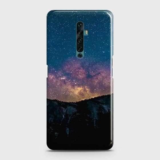 Oppo Reno 2F Cover - Matte Finish - Embrace Dark Galaxy  Trendy Printed Hard Case with Life Time Colors Guarantee