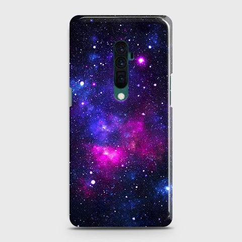 Oppo Reno 10x zoom Cover - Dark Galaxy Stars Modern Printed Hard Case with Life Time Colors Guarantee