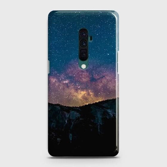 Oppo Reno 10x zoom Cover - Matte Finish - Embrace Dark Galaxy  Trendy Printed Hard Case with Life Time Colors Guarantee