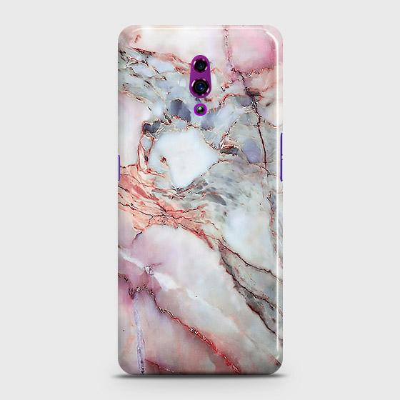 Oppo Reno Cover - Violet Sky Marble Trendy Printed Hard Case with Life Time Colors Guarantee