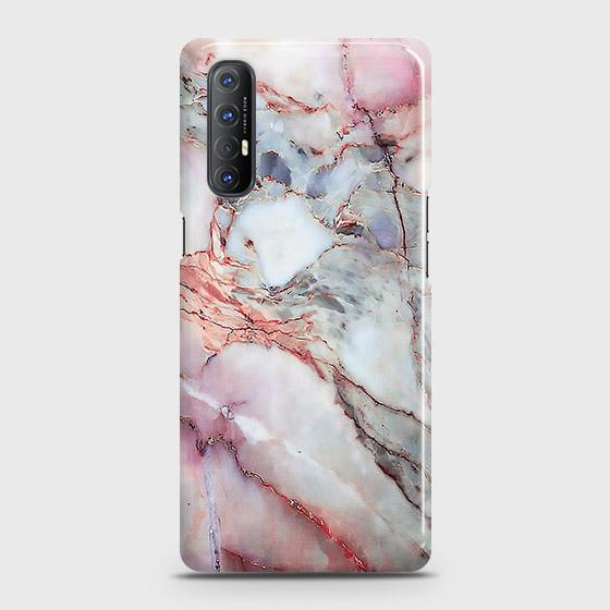 Oppo Reno 3 Pro Cover - Violet Sky Marble Trendy Printed Hard Case with Life Time Colors Guarantee ( Fast Delivery )
