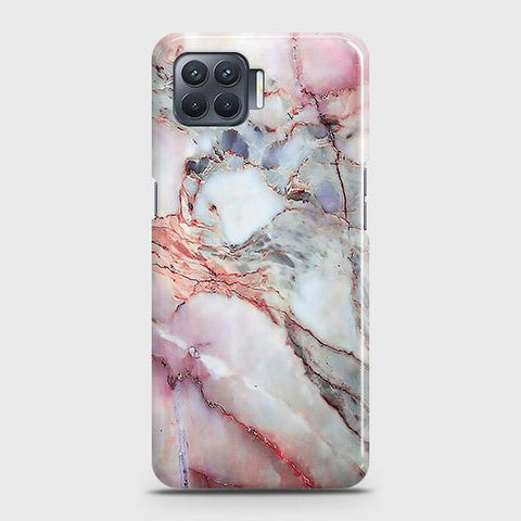 Oppo A73 Cover - Violet Sky Marble Trendy Printed Hard Case with Life Time Colors Guarantee