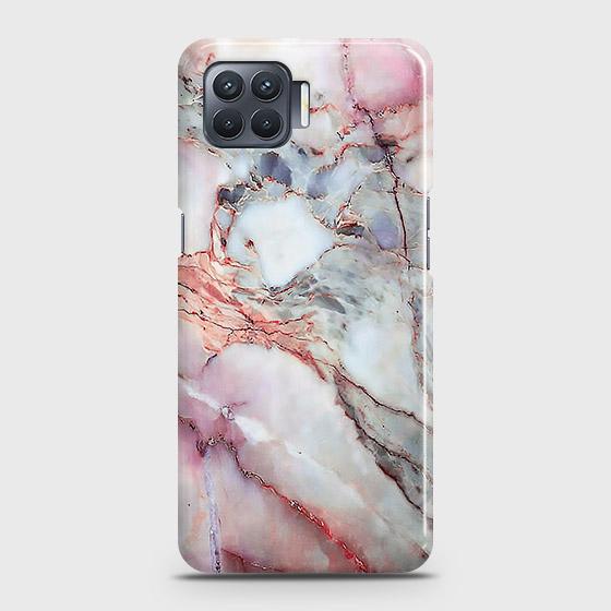 Oppo F17 Pro Cover - Violet Sky Marble Trendy Printed Hard Case with Life Time Colors Guarantee