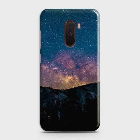 Xiaomi Pocophone F1 Cover - Matte Finish - Embrace, Dark  Trendy Printed Hard Case With Life Time Colour Guarantee