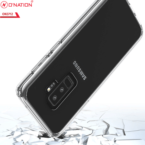 Samsung Galaxy S9 Plus Cover  - ONation Crystal Series - Premium Quality Clear Case No Yellowing Back With Smart Shockproof Cushions