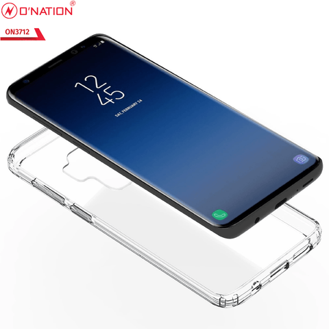 Samsung Galaxy S9 Plus Cover  - ONation Crystal Series - Premium Quality Clear Case No Yellowing Back With Smart Shockproof Cushions
