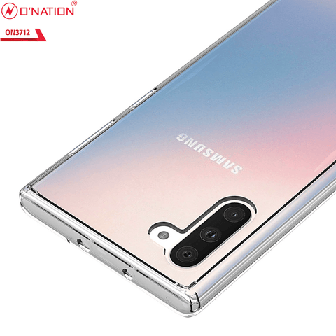 Samsung Galaxy Note 10 Cover  - ONation Crystal Series - Premium Quality Clear Case No Yellowing Back With Smart Shockproof Cushions