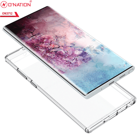 Samsung Galaxy Note 10 Plus Cover  - ONation Crystal Series - Premium Quality Clear Case No Yellowing Back With Smart Shockproof Cushions