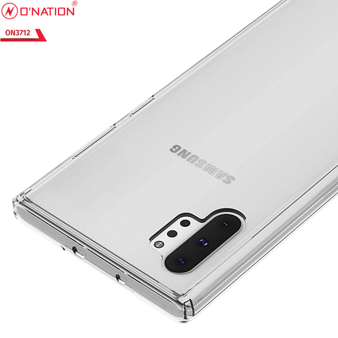 Samsung Galaxy Note 10 Plus Cover  - ONation Crystal Series - Premium Quality Clear Case No Yellowing Back With Smart Shockproof Cushions