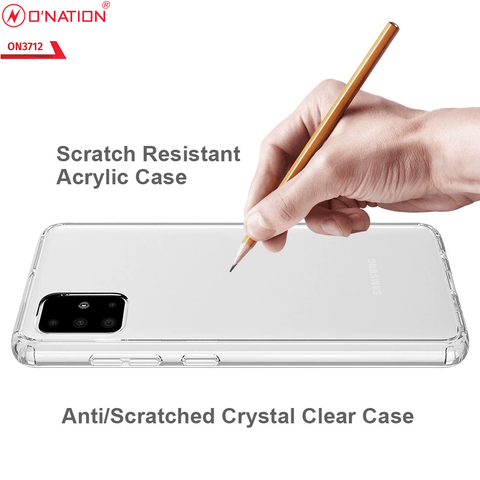 Samsung Galaxy A51 Cover  - ONation Crystal Series - Premium Quality Clear Case No Yellowing Back With Smart Shockproof Cushions