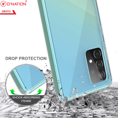 Samsung Galaxy A52 Cover  - ONation Crystal Series - Premium Quality Clear Case No Yellowing Back With Smart Shockproof Cushions