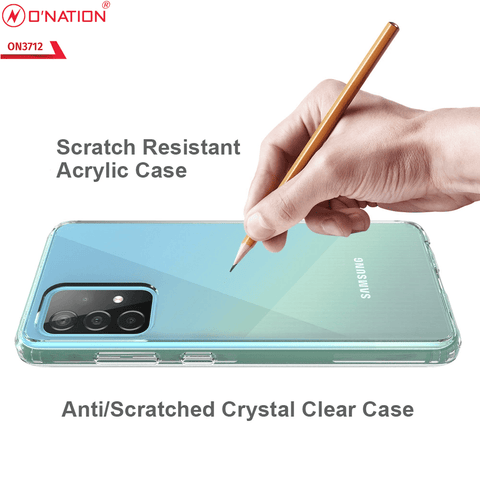 Samsung Galaxy A52 Cover  - ONation Crystal Series - Premium Quality Clear Case No Yellowing Back With Smart Shockproof Cushions