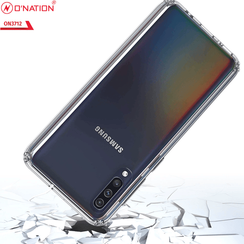 Samsung Galaxy A50 Cover  - ONation Crystal Series - Premium Quality Clear Case No Yellowing Back With Smart Shockproof Cushions