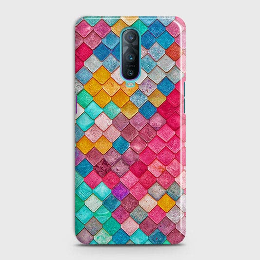 OPPO R17 Pro Cover - Chic Colorful Mermaid Printed Hard Case with Life Time Colors Guarantee