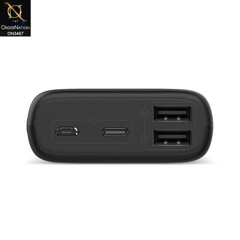 Black - ROMOSS Ares 10 Power Bank 10000mah Mini Size Charging with LCD Display