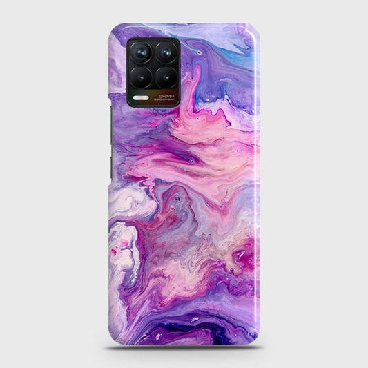 Realme 8 Pro Cover - Matte Finish - Dark Rose Vintage Flowers Printed Hard Case with Life Time Colors Guarantee