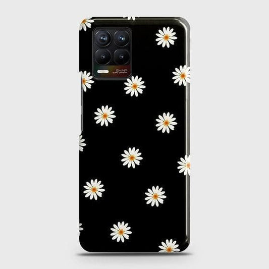 Realme 8 Pro Cover - Matte Finish - Dark Rose Vintage Flowers Printed Hard Case with Life Time Colors Guarantee