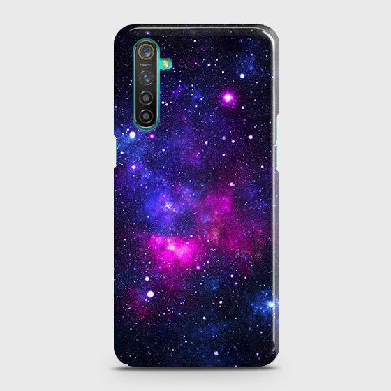 Realme 6 Cover - Dark Galaxy Stars Modern Printed Hard Case with Life Time Colors Guarantee ( Fast Delivery )