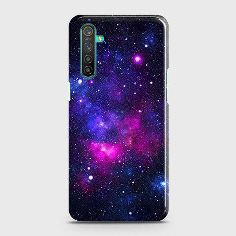 Realme 6 Cover - Dark Galaxy Stars Modern Printed Hard Case with Life Time Colors Guarantee