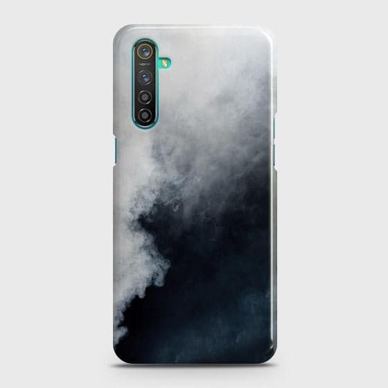 Realme 6 Cover - Matte Finish - Trendy Misty White and Black Marble Printed Hard Case with Life Time Colors Guarantee