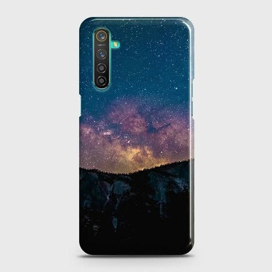 Realme 6 Cover - Matte Finish - Embrace Dark Galaxy  Trendy Printed Hard Case with Life Time Colors Guarantee