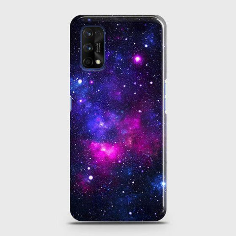 Realme 7 Pro Cover - Dark Galaxy Stars Modern Printed Hard Case with Life Time Colors Guarantee