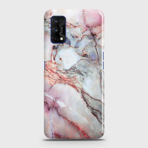 Realme 7 Pro Cover - Violet Sky Marble Trendy Printed Hard Case with Life Time Colors Guarantee