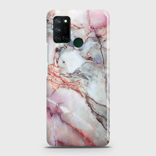 Realme 7i Cover - Violet Sky Marble Trendy Printed Hard Case with Life Time Colors Guarantee
