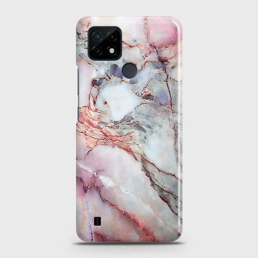 Realme C11 2021 Cover - Violet Sky Marble Trendy Printed Hard Case with Life Time Colors Guarantee ( Fast Delivery )