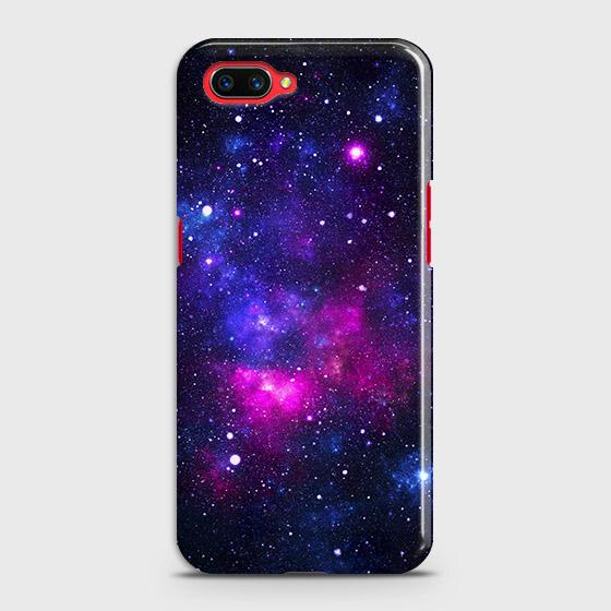 Realme C1 Cover - Dark Galaxy Stars Modern Printed Hard Case with Life Time Colors Guarantee