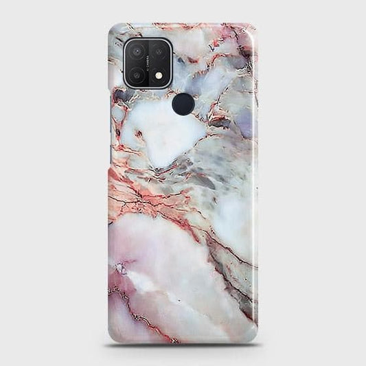 Realme C25 Cover - Violet Sky Marble Trendy Printed Hard Case with Life Time Colors Guarantee