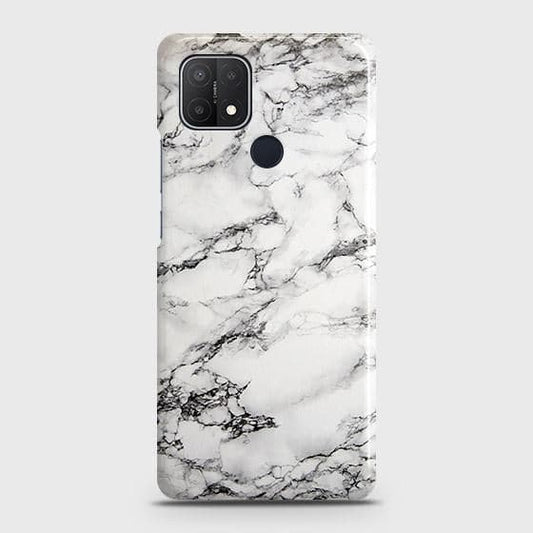 Realme C25s Cover - Matte Finish - Trendy Mysterious White Marble Printed Hard Case with Life Time Colors Guarantee