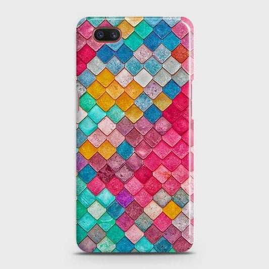 Realme C2 with out flash light hole Cover - Chic Colorful Mermaid Printed Hard Case with Life Time Colors Guarantee