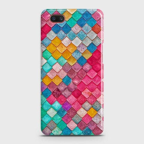 Realme C2 with out flash light hole Cover - Chic Colorful Mermaid Printed Hard Case with Life Time Colors Guarantee