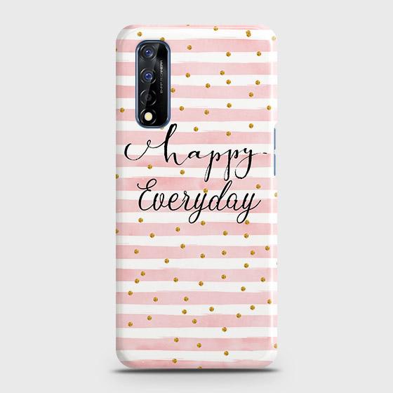 Realme Narzo 30 Cover - Trendy Happy Everyday Printed Hard Case with Life Time Colors Guarantee