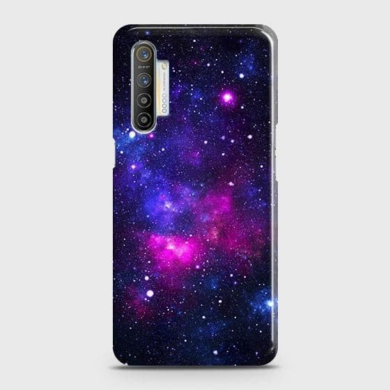 Realme XT Cover - Dark Galaxy Stars Modern Printed Hard Case with Life Time Colors Guarantee