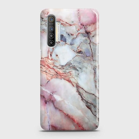 Realme XT Cover - Violet Sky Marble Trendy Printed Hard Case with Life Time Colors Guarantee