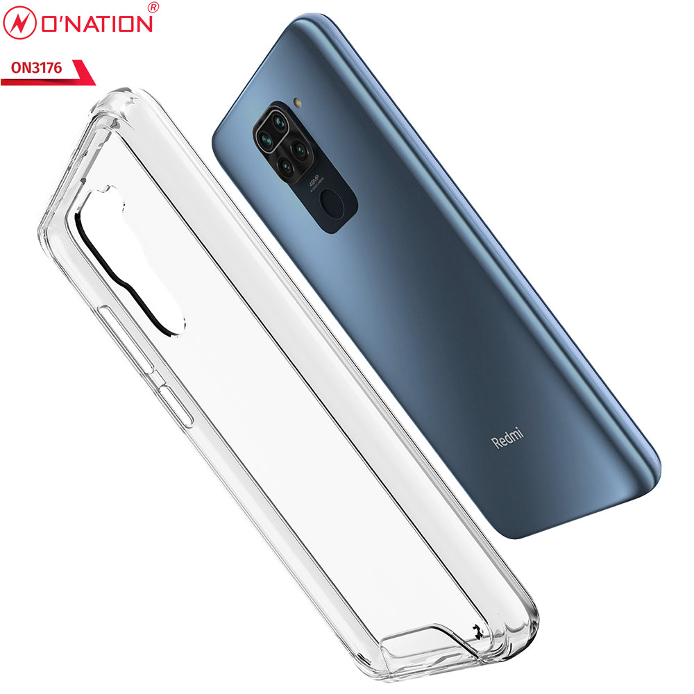 Xiaomi Redmi Note 9 Cover - ONation Essential Series - Premium Quality No Yellowing Drop Tested Tpu+Pc Clear Soft Edges