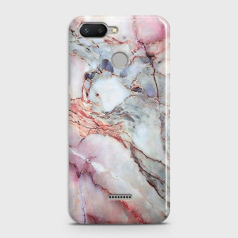 Xiaomi Redmi 6 Cover - Violet Sky Marble Trendy Printed Hard Case with Life Time Colors Guarantee