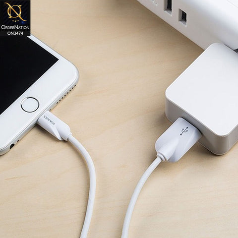 White - ROMOSS iPhone 6 USB Cable CB12V 1M Lightning Cable