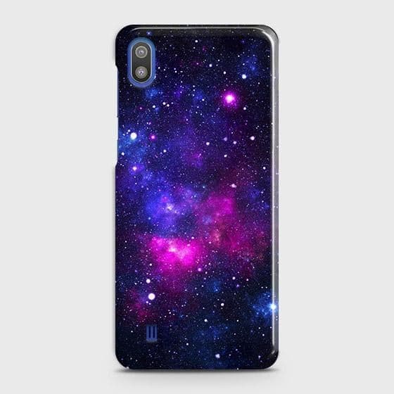 SAMSUNG GALAXY A10 Cover - Dark Galaxy Stars Modern Printed Hard Case with Life Time Colors Guarantee