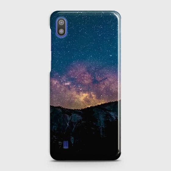 SAMSUNG GALAXY A10 Cover - Matte Finish - Embrace Dark Galaxy  Trendy Printed Hard Case with Life Time Colors Guarantee