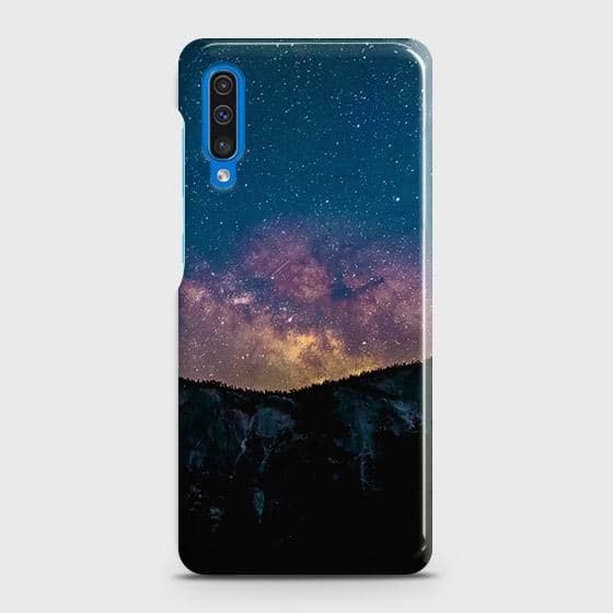 SAMSUNG GALAXY A50 Cover - Matte Finish - Embrace Dark Galaxy  Trendy Printed Hard Case with Life Time Colors Guarantee