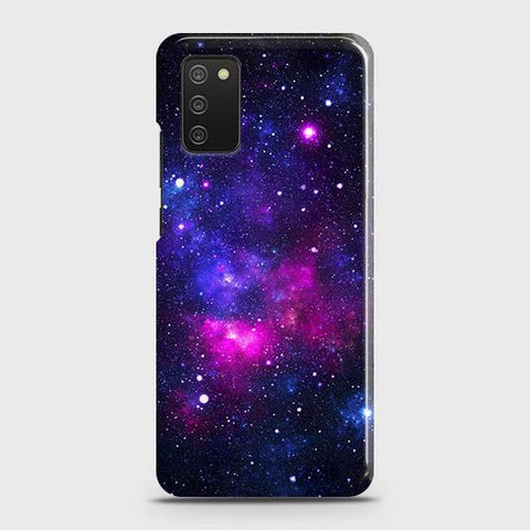 Samsung Galaxy A02s Cover - Dark Galaxy Stars Modern Printed Hard Case with Life Time Colors Guarantee
